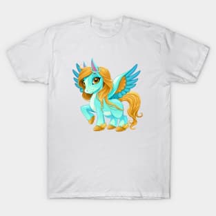 Baby pegasus with cute eyes T-Shirt